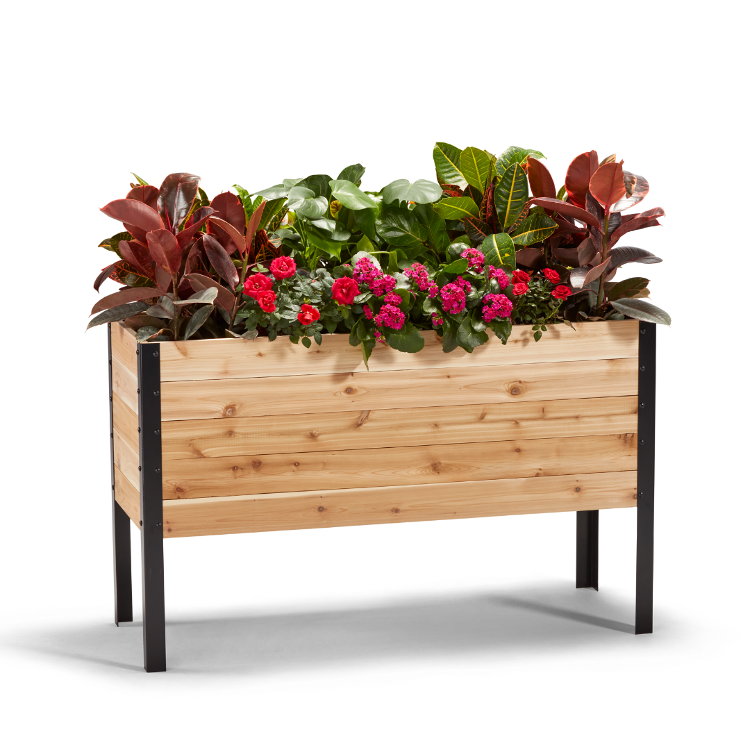 18″ x 48″ Deep Root Raised Garden Bed - 30″ TALL - Select Grade