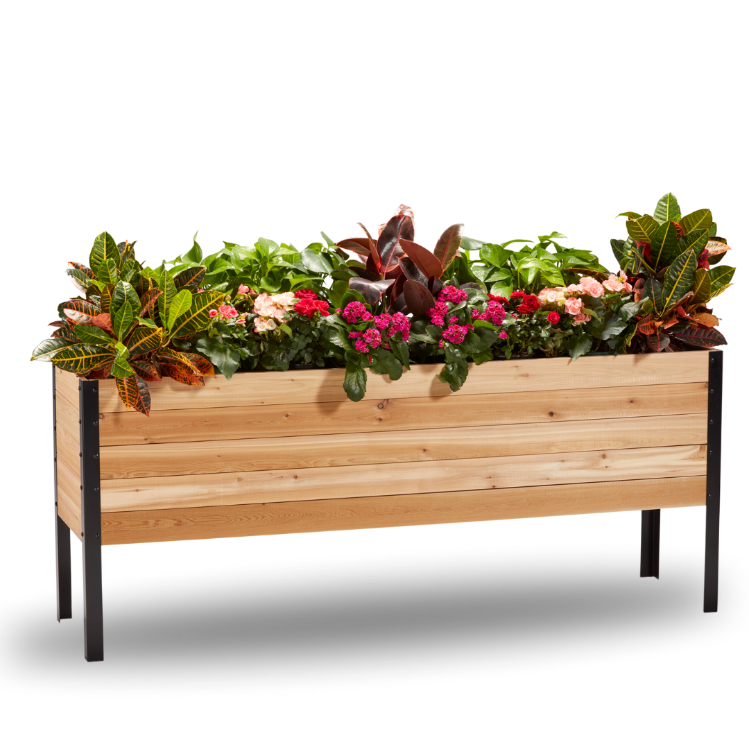 18″ x 72″ Deep Root Raised Garden Bed - 30″ TALL - Select Grade